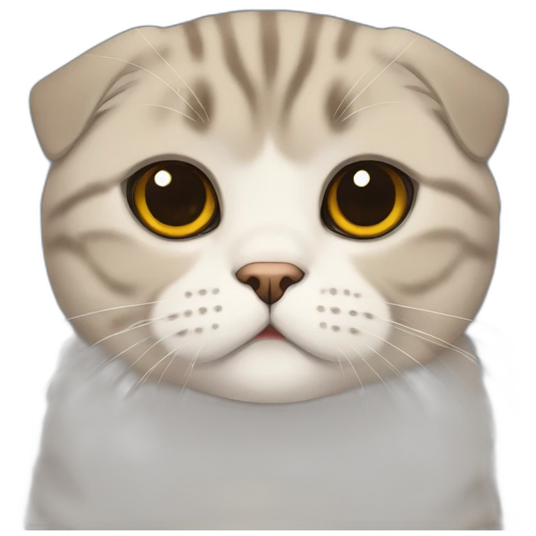 Scottish fold emoji