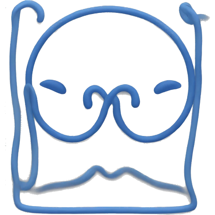 Blue Loop  emoji