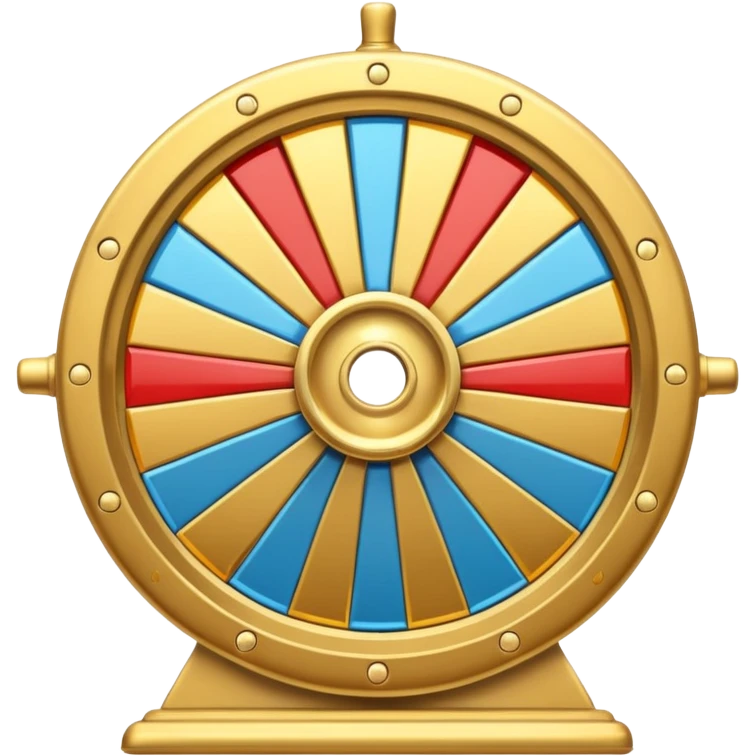 wheel of fortune with 10 segments emoji