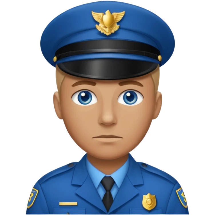 Blue eyed correctional sergeant baker emoji