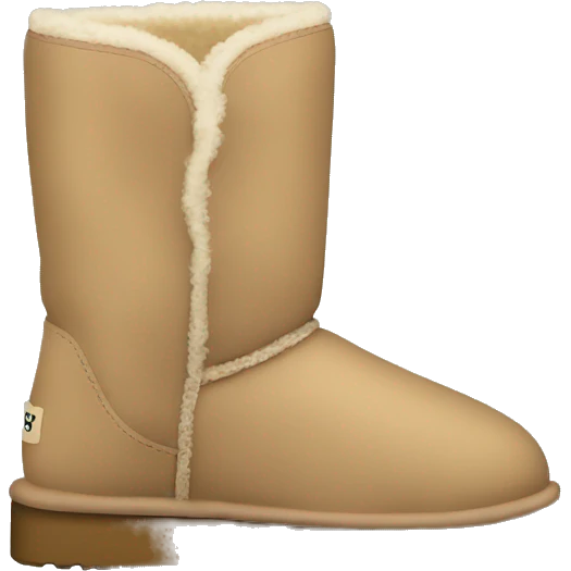 Beige uggs emoji