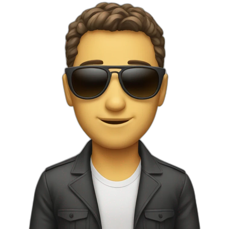 Realistic sunglasses emoji