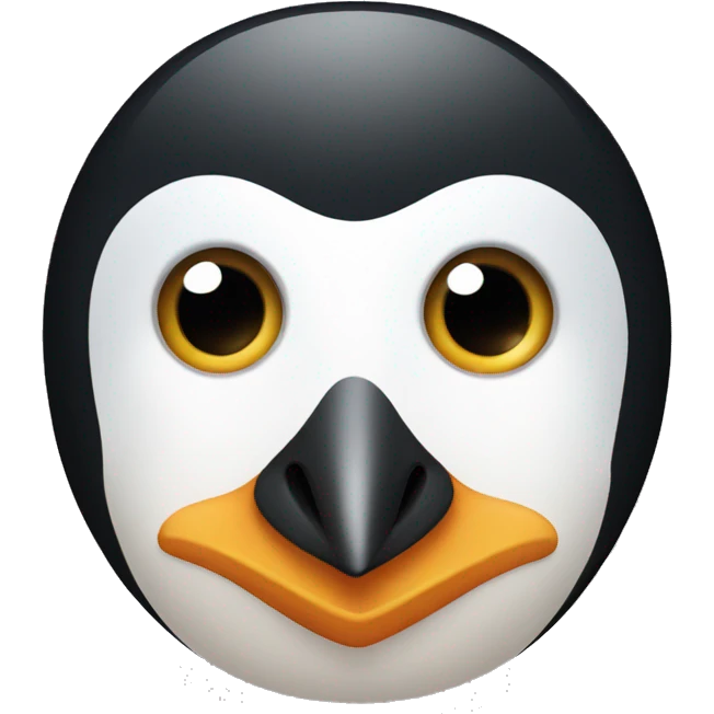 penguin with thick eyebrows emoji
