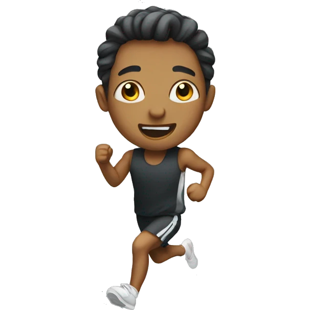 always running emoji