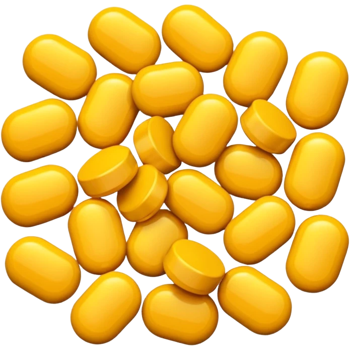 yellow pills emoji emoji