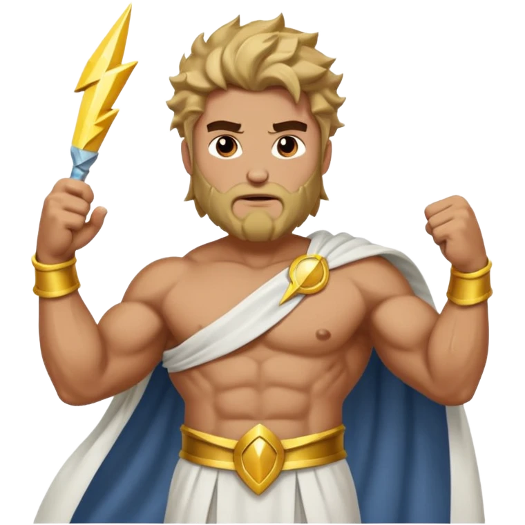 Greek god Zeus emoji