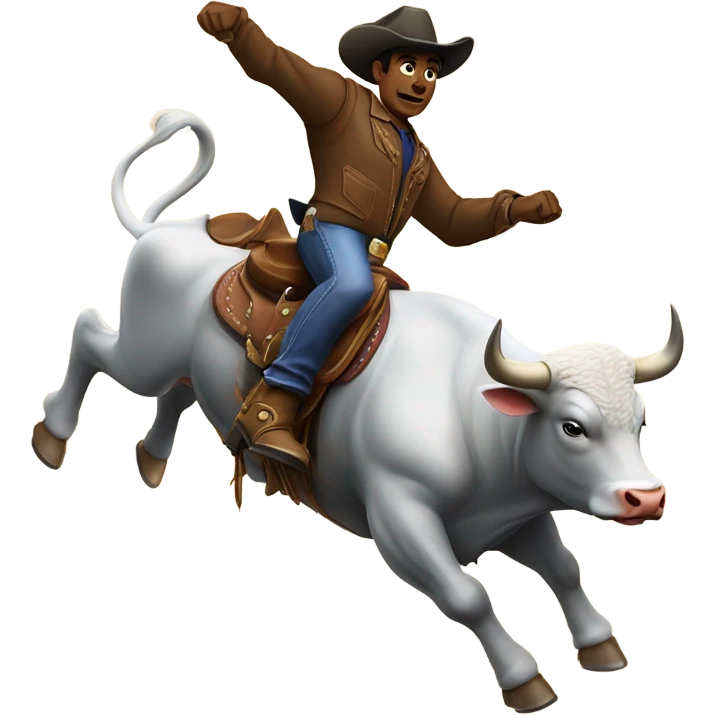 Bull rider emoji