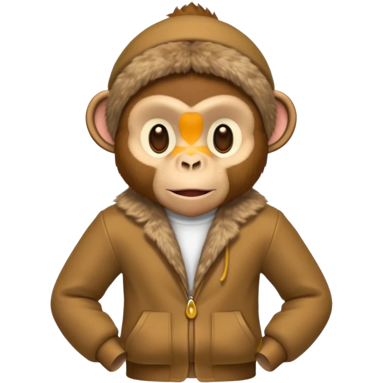 monkey with clothes emoji