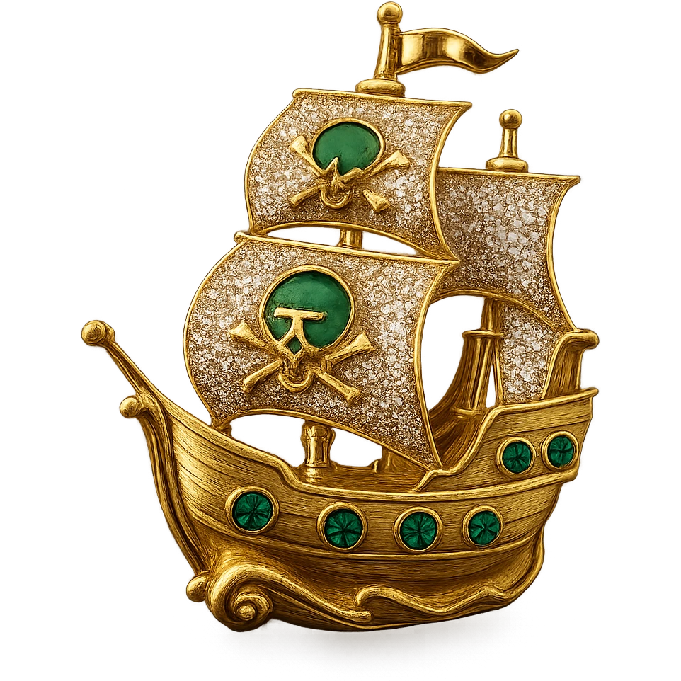 pirate ship emoji