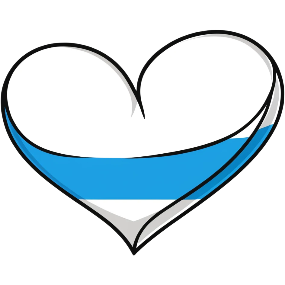 Uzbekistan flag heart emoji