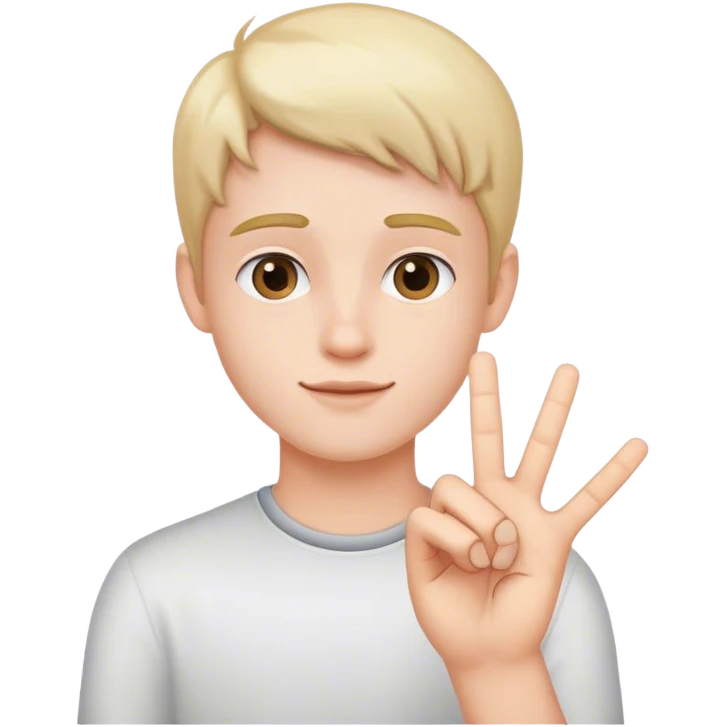 young vamp hand sign emoji