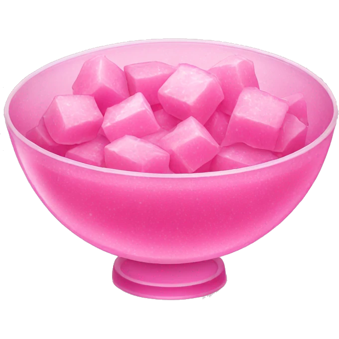 pink ice dish emoji