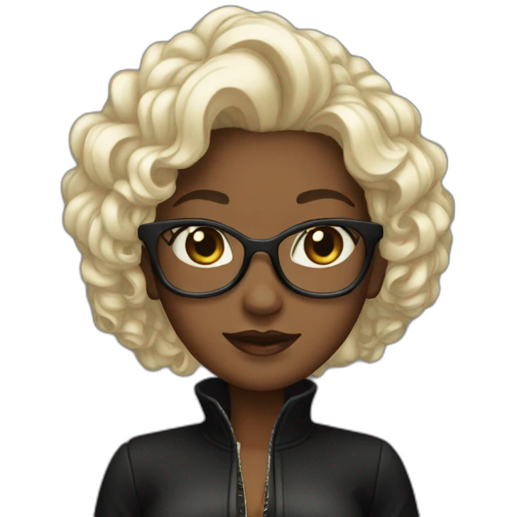 black outifit queen emoji