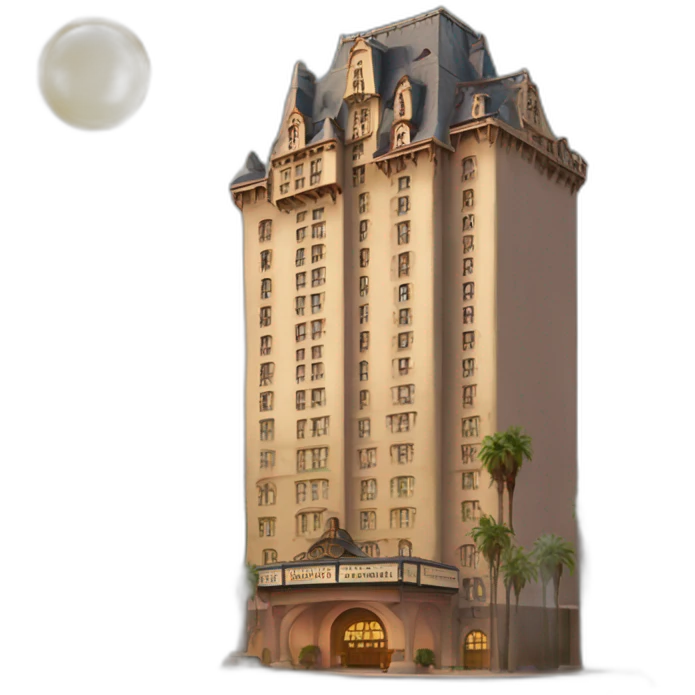 Hollywood tower hotel emoji