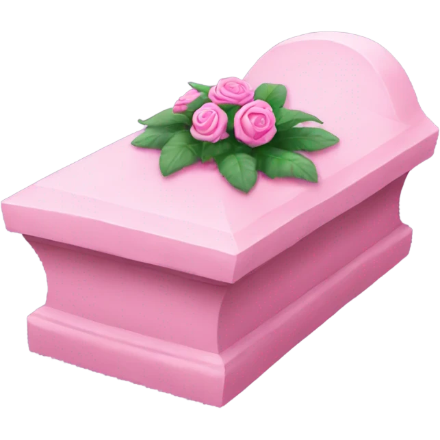 Pink grave emoji