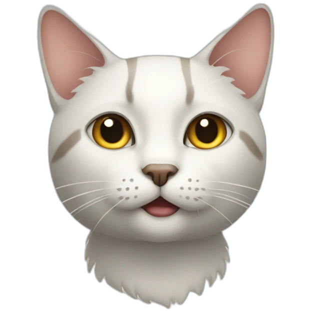 Cat neutral emoji