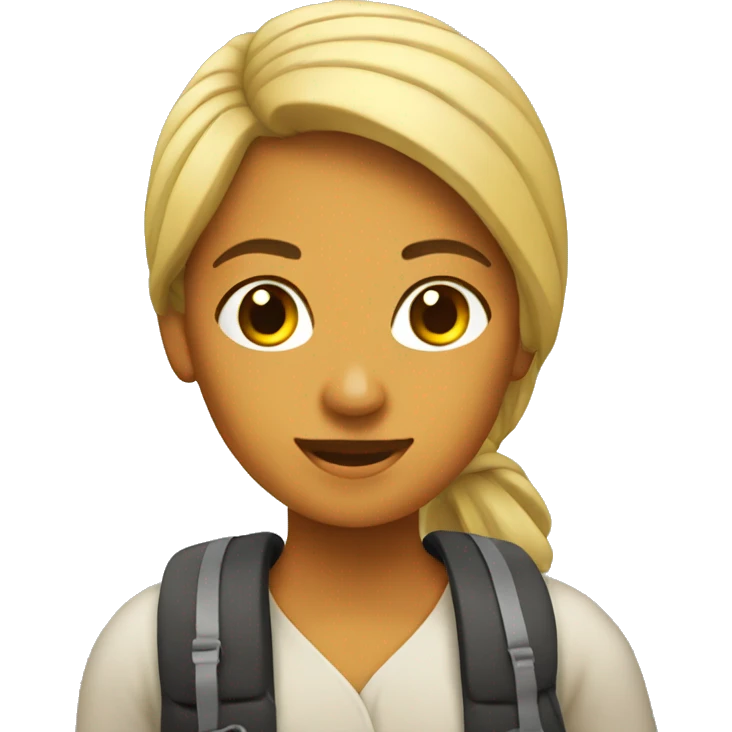mujer viaje emoji
