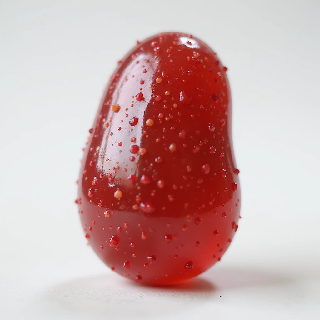 realistic jelly bean, photorealistic style emoji