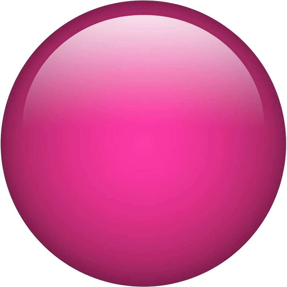 A magenta circle emoji
