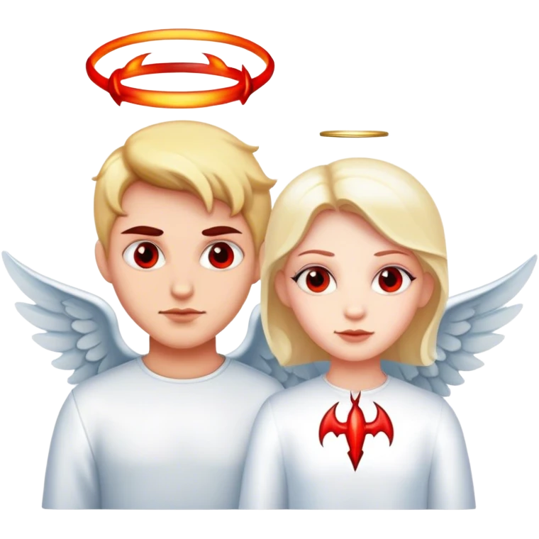 angel devil emoji