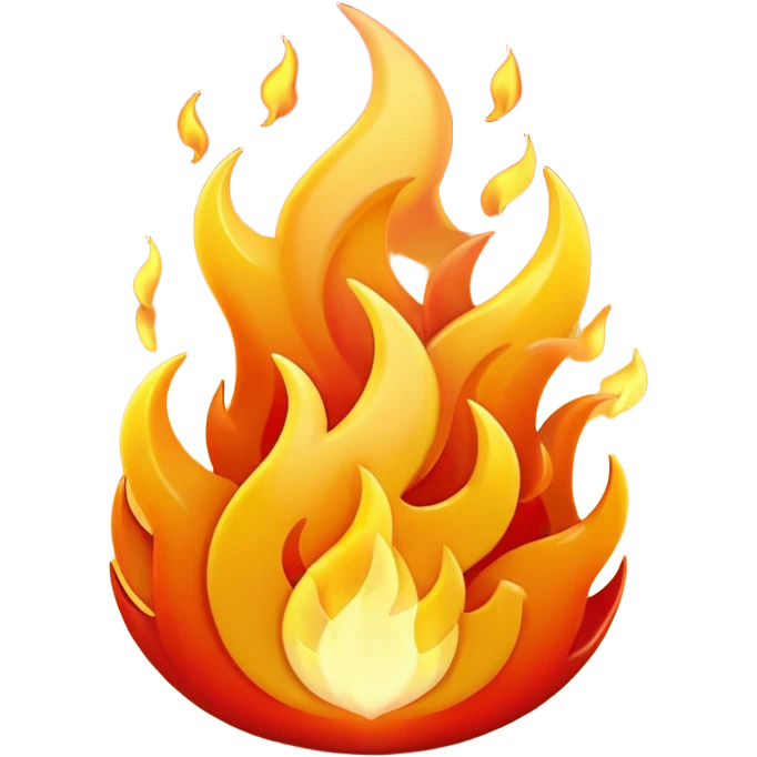 Fire 3d emoji
