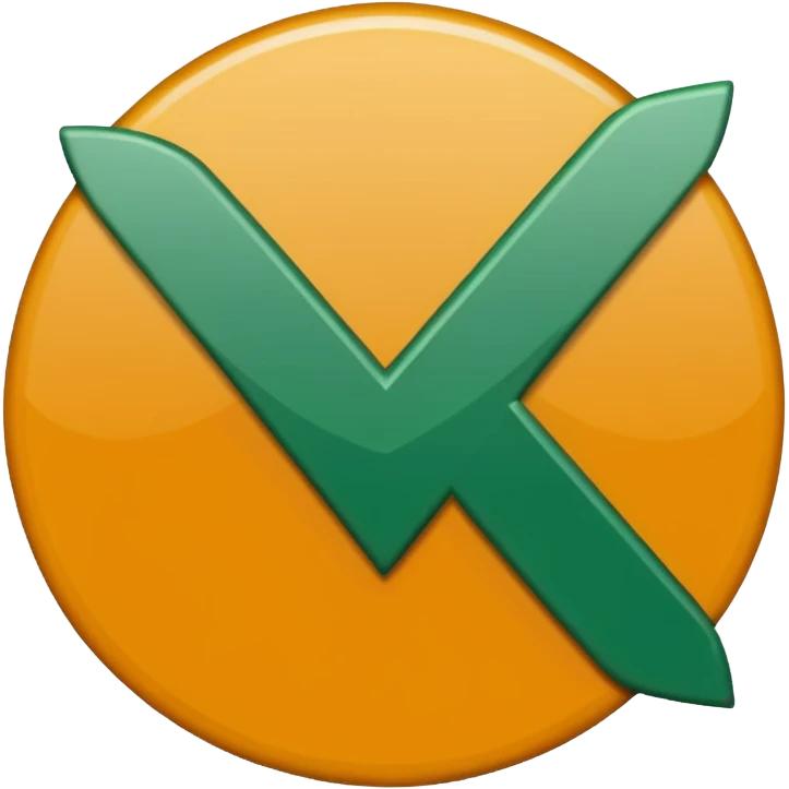 Green check mark with high flick no background emoji