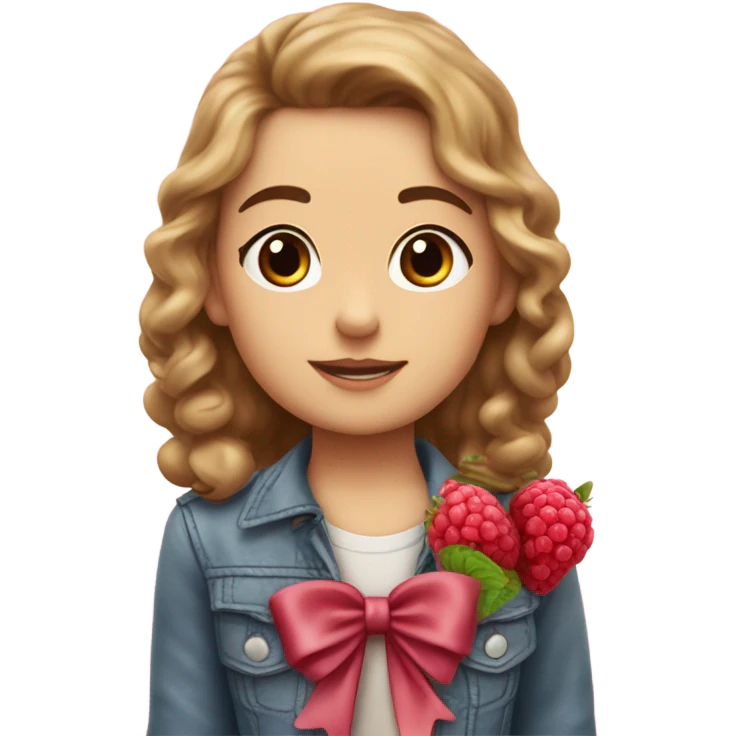 I Want, a Sweet dad It’s Cherris and Raspberries and Has Around air a beige bow￼ emoji