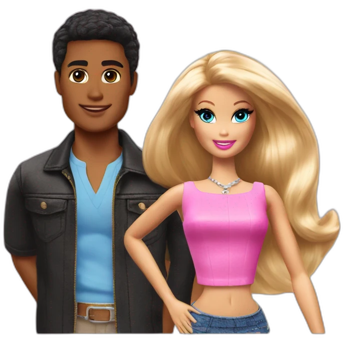 Barbie et ken emoji