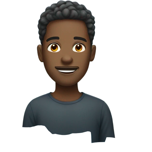 black guy on icebergs  emoji