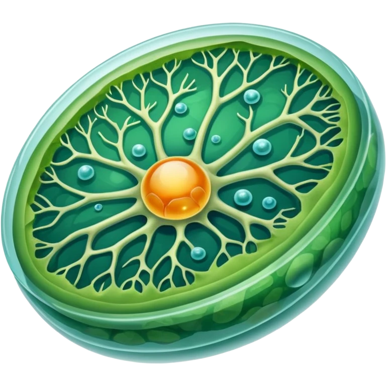 plant cell with visible nucleus emoji