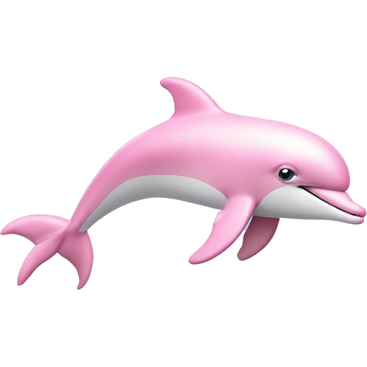 Pastel-pink-colors-dolphin emoji