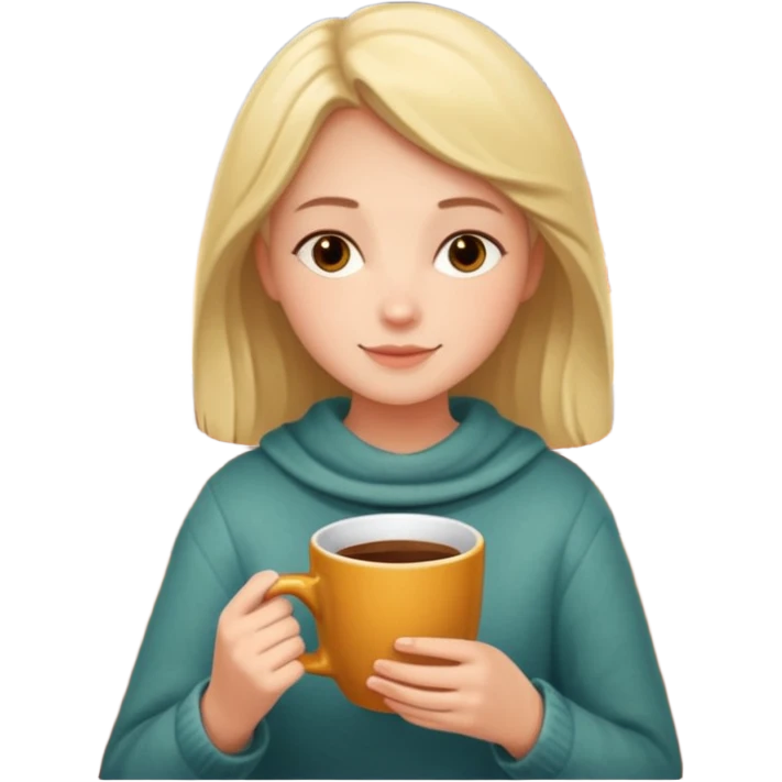 🍁☕📖 Cozy autumn evening with a warm coffee and a book emoji