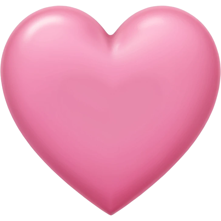 A drawing pink empty heart that looks like it's drawn by hand emoji
