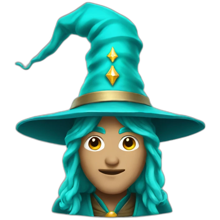 turquoise wizard emoji