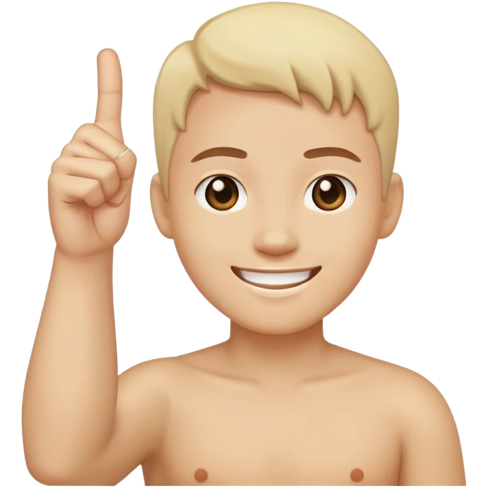 Smiled face with middle finger  emoji