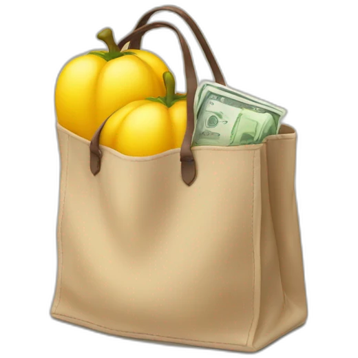 invest bag emoji