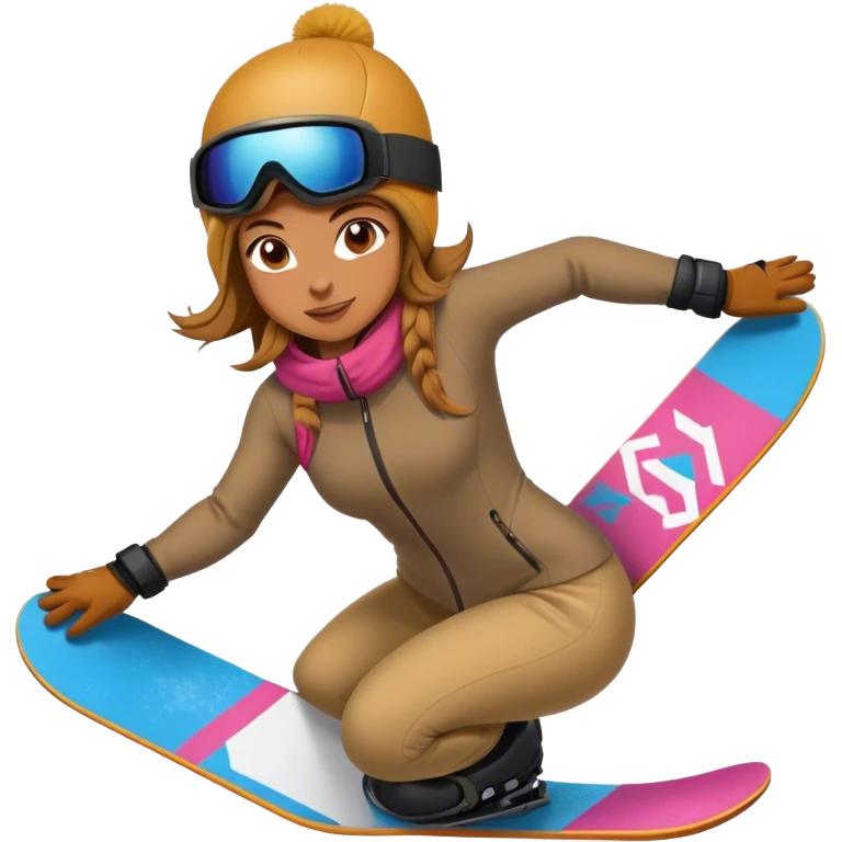 Female snowboarder  emoji