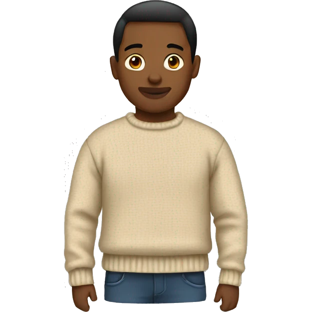 beige sweater emoji