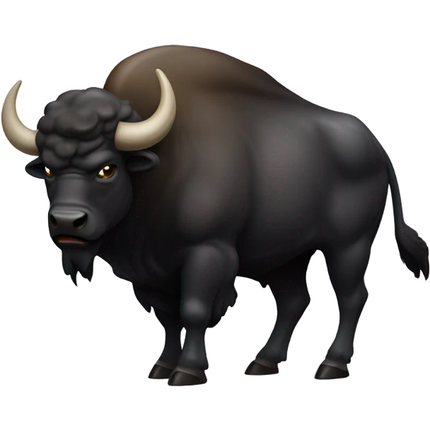 Evil buffalo emoji