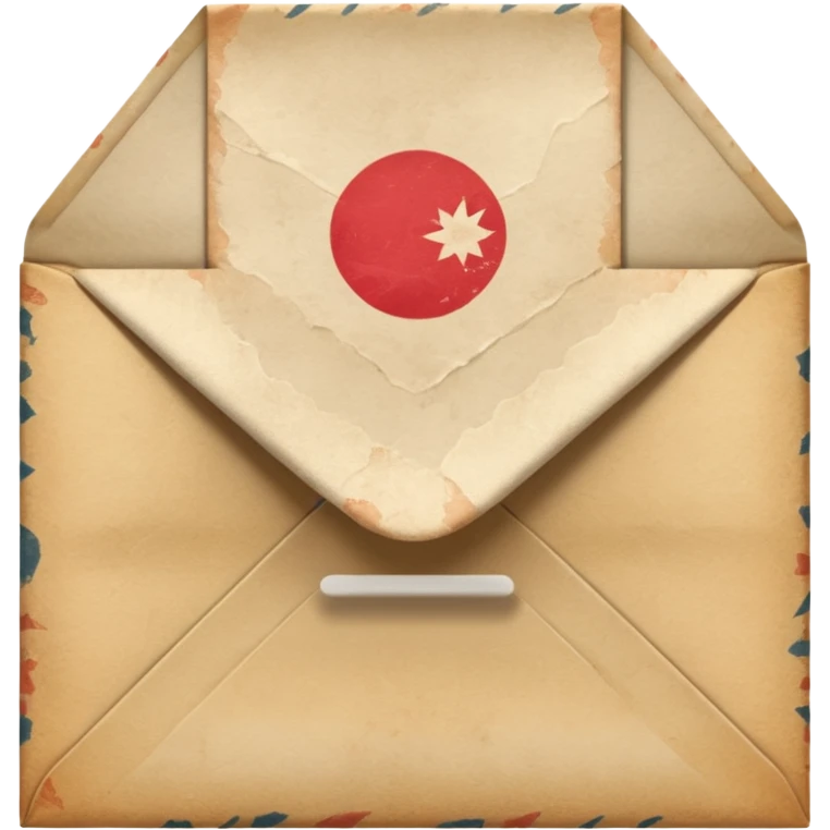 An ancient Japanese envelope emoji