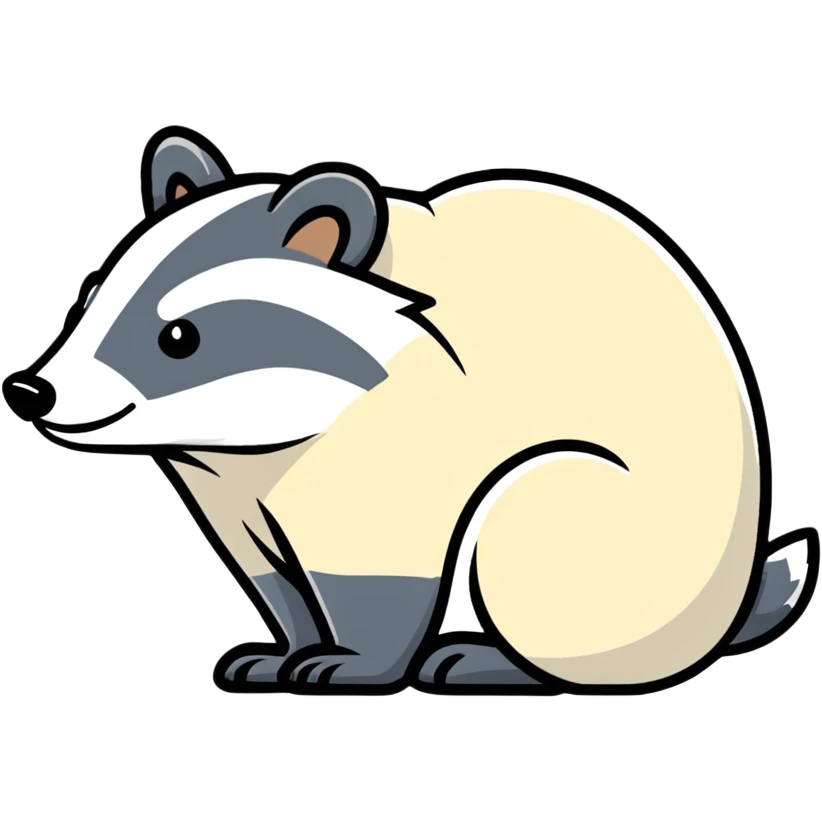 Badger Emoji emoji