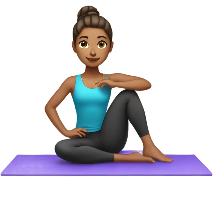 Pilates girl emoji