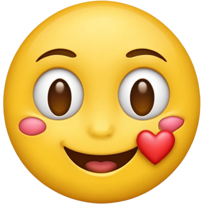 Emoji with kisses on face emoji