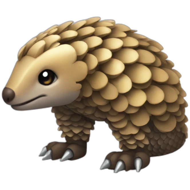 robot pangolin emoji