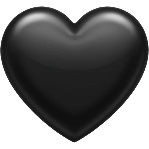 Black heart emoji