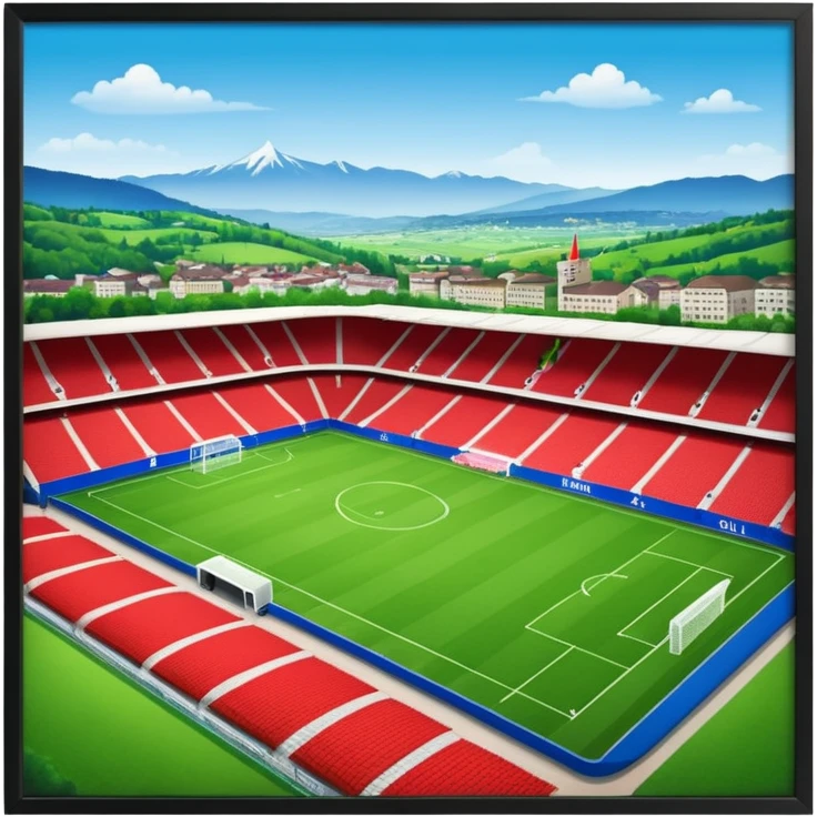 soccer stadium of fc basel in switzerland emoji