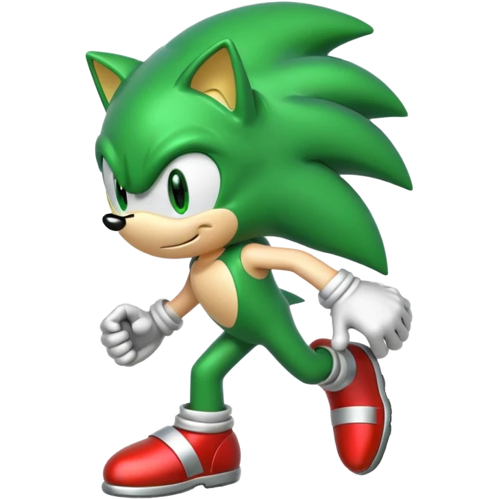green sonic emoji