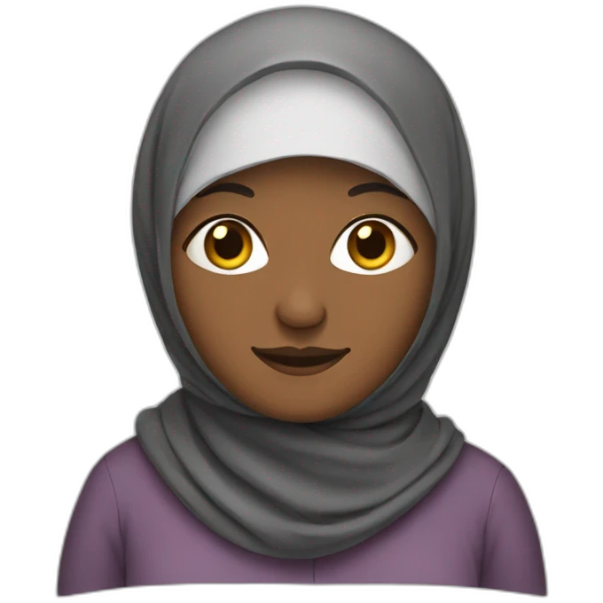 grandma in a hijab emoji