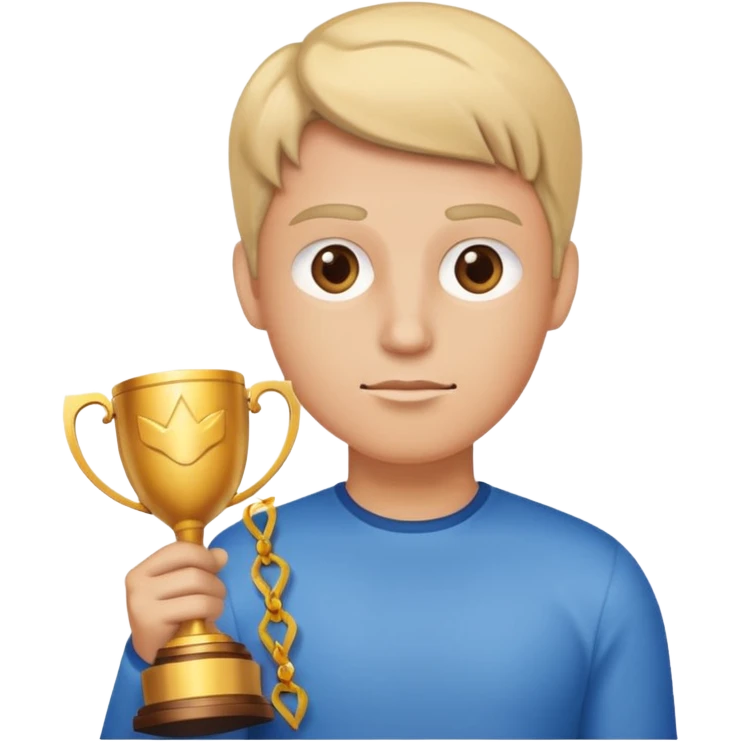 Create an emoji that reflects people that asks a lot of questions and get rewarded as most active participant in a training emoji