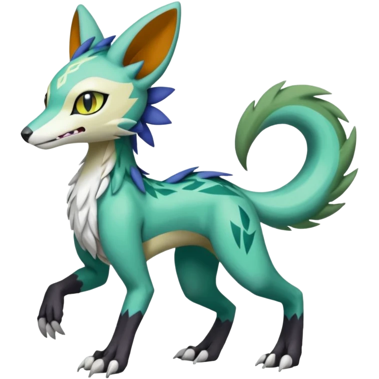 Meloetta-Vernid-Trico-Sergal-Pokémon-Digimon-Fakémon-fusion-hybrid-creature emoji
